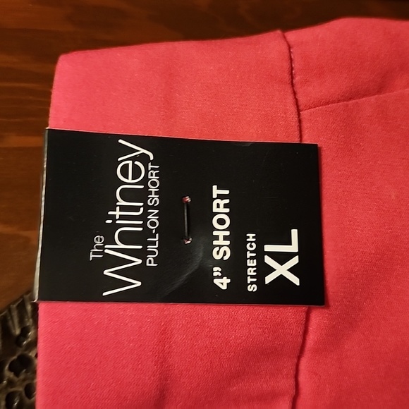 BNWT New York and Company pink pull on shorts sz XL - Picture 2 of 5